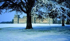 Blenheim Palace winter banner
