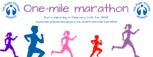 One mile marathon banner