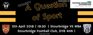 Charity question of sport banner