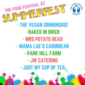 SummerFest Food festival line-up