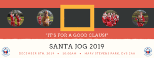 Santa Jog 2019 banner