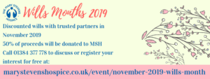 Wills Month - November 2019 banner