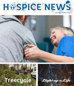 Hospice newsletter cover for Autumn Winter 2023